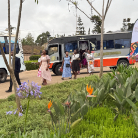 Participants arrive for YSA conference. Nairobi, Kenya August 28, 2025