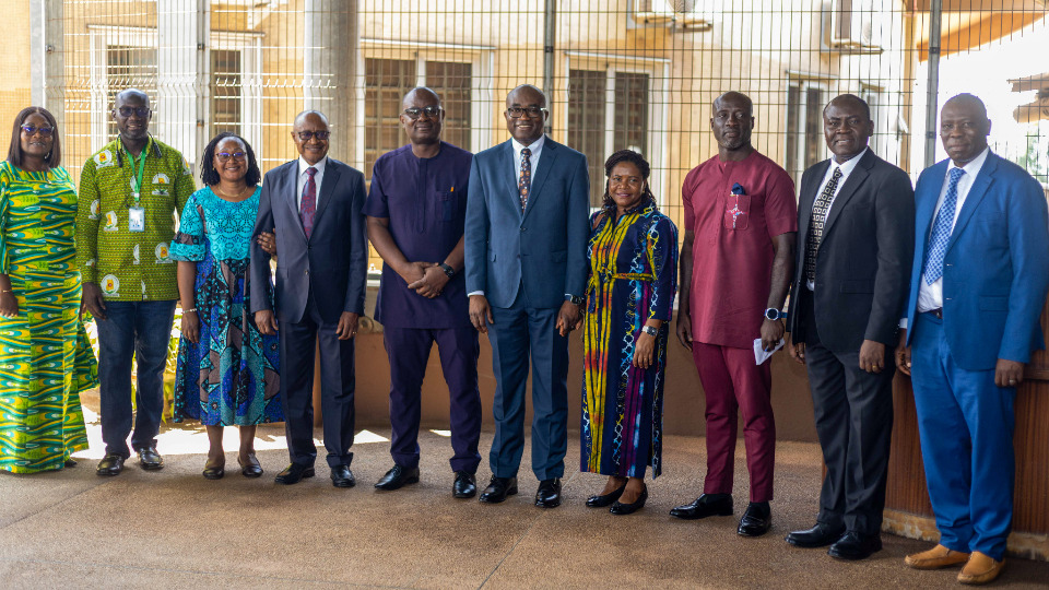 Church leaders and hospital staff gather to celebrate the handover on 17 October, 2025.