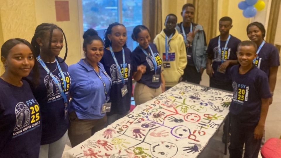 The youths participating in group activities, Addis Ababa September 2025