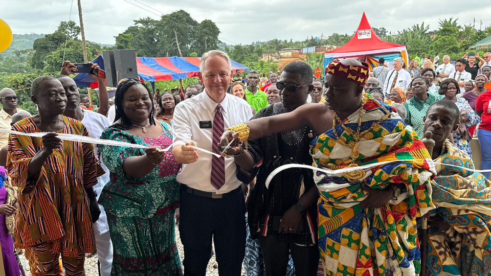 Chief cuts the ribbon on 7 August, 2025.