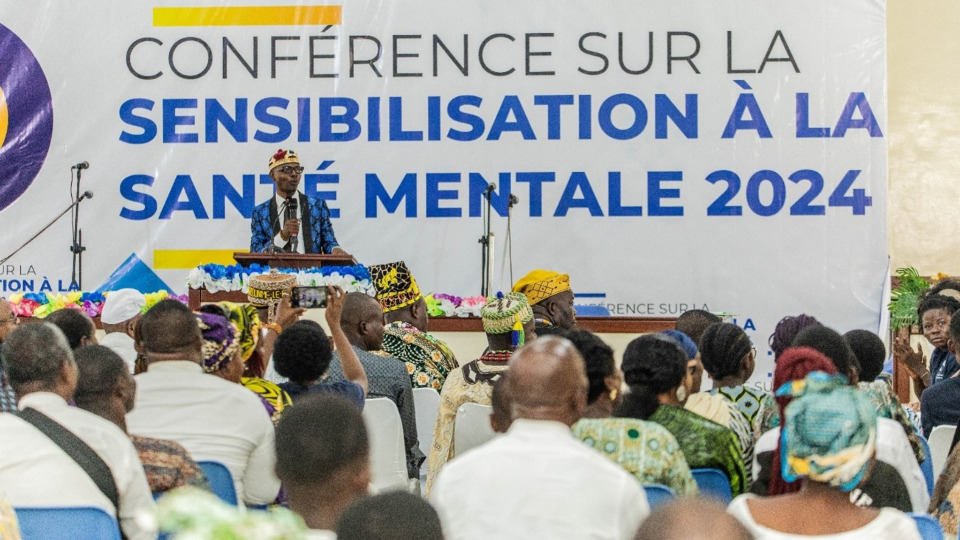 Guests attend the Mental Health Conference in Benin on 3 November, 2024.