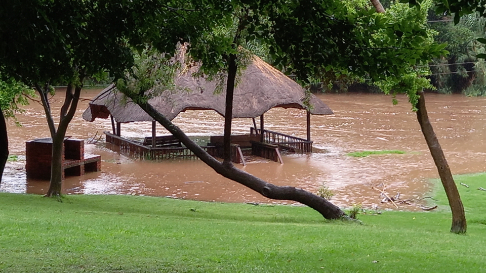 The-venue-in-Rustenburg,-South-Africa-was-flooded-due-to-heavy-rains-(December-2022)