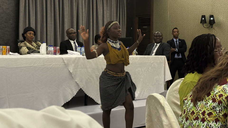 Cultural celebration during thank-you dinner with the First Lady on 27 June, 2025.