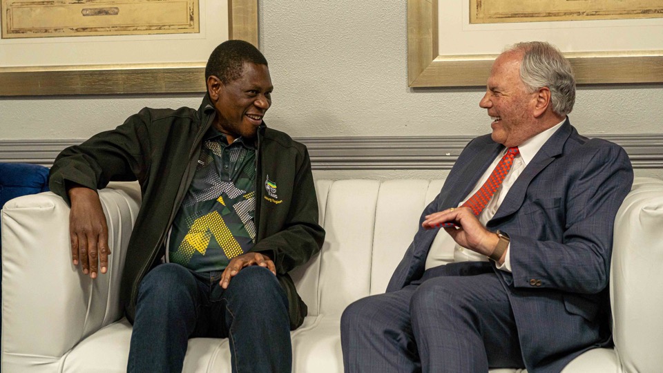 This marks the first time that a Church leader has met with a government official of this seniority in South Africa. His Excellency Mashatile stands second in command to the President of South Africa.