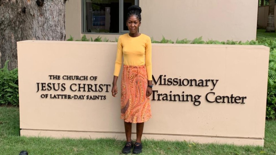 Sister Sunkar Yuffa, first sister missionary to be called from The Gambia.