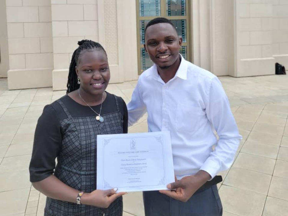 Peter-Moses-Gimeyi-Ndigavania-and-Concy-Mundrua-Kadabara-with-sealing-certificate.-Nairobi,-Kenya-Temple-May-20th,-2025